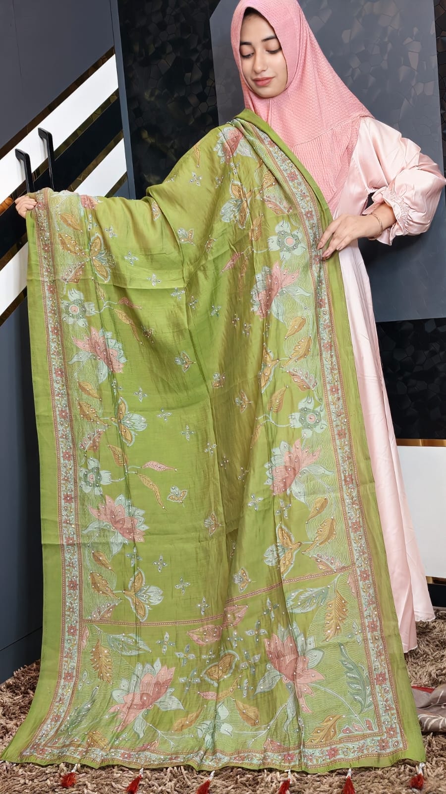 DIGITAL FOIL LATKAN DUPATTA