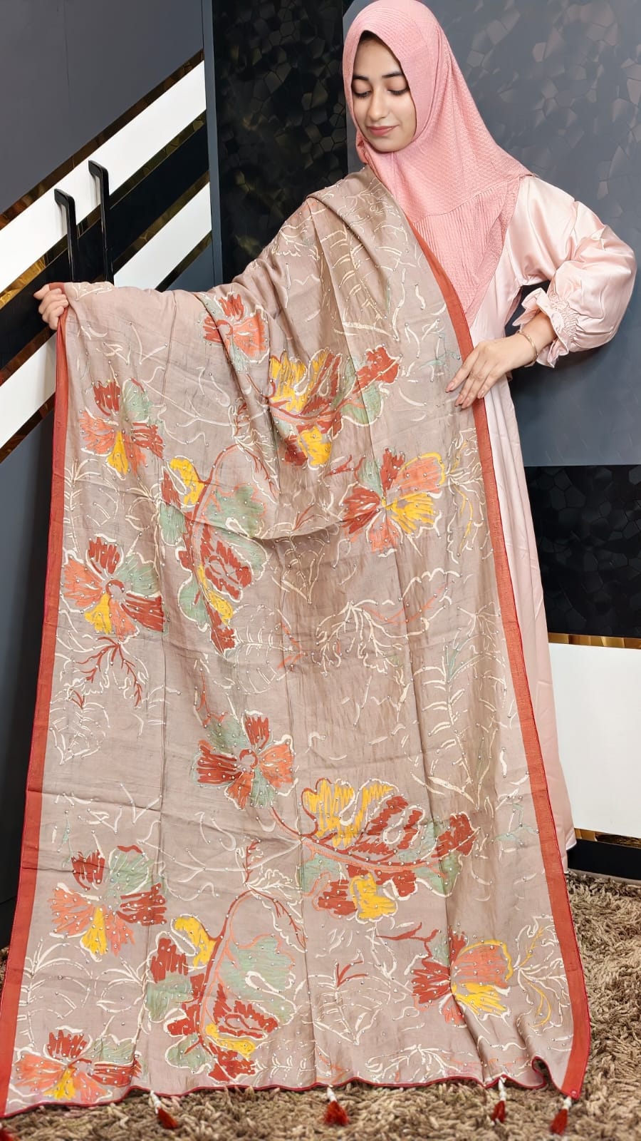 DIGITAL FOIL LATKAN DUPATTA