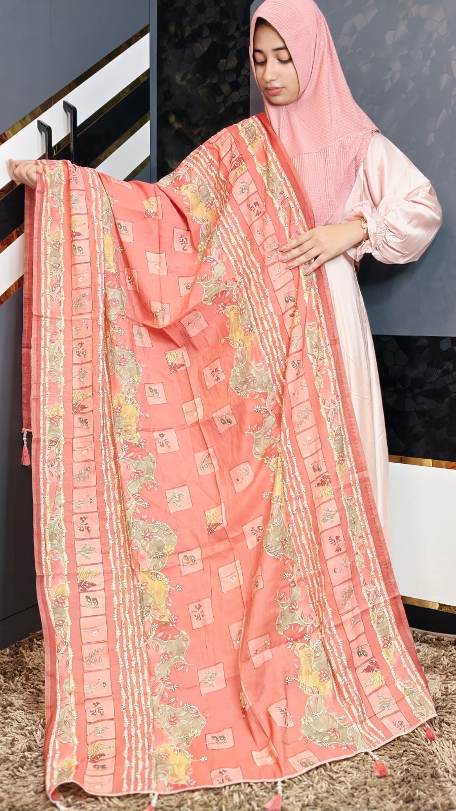 DIGITAL FOIL LATKAN DUPATTA