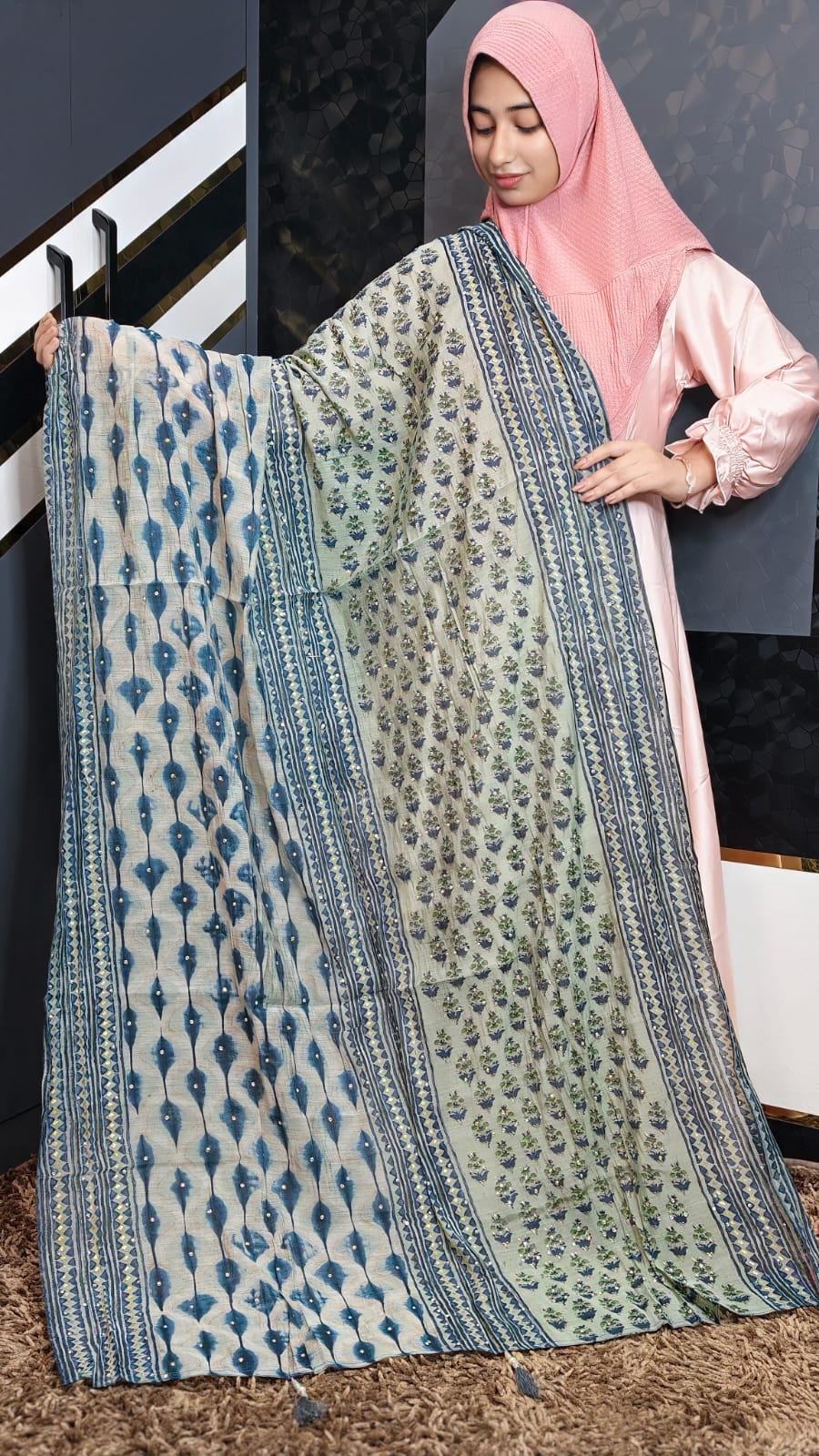 DIGITAL FOIL LATKAN DUPATTA
