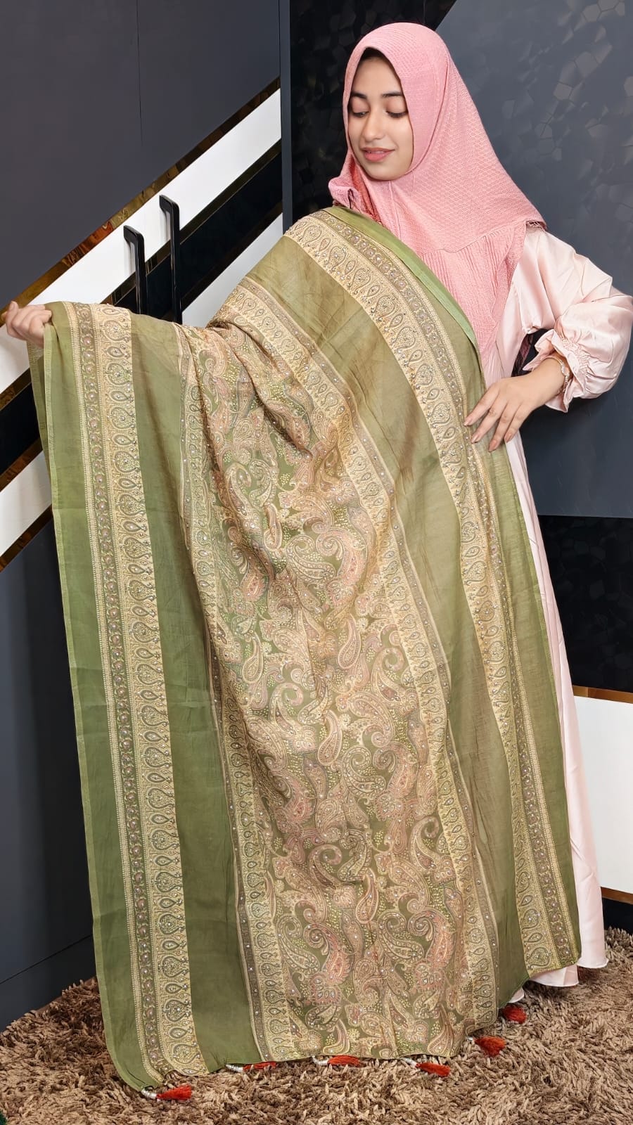 DIGITAL FOIL LATKAN DUPATTA