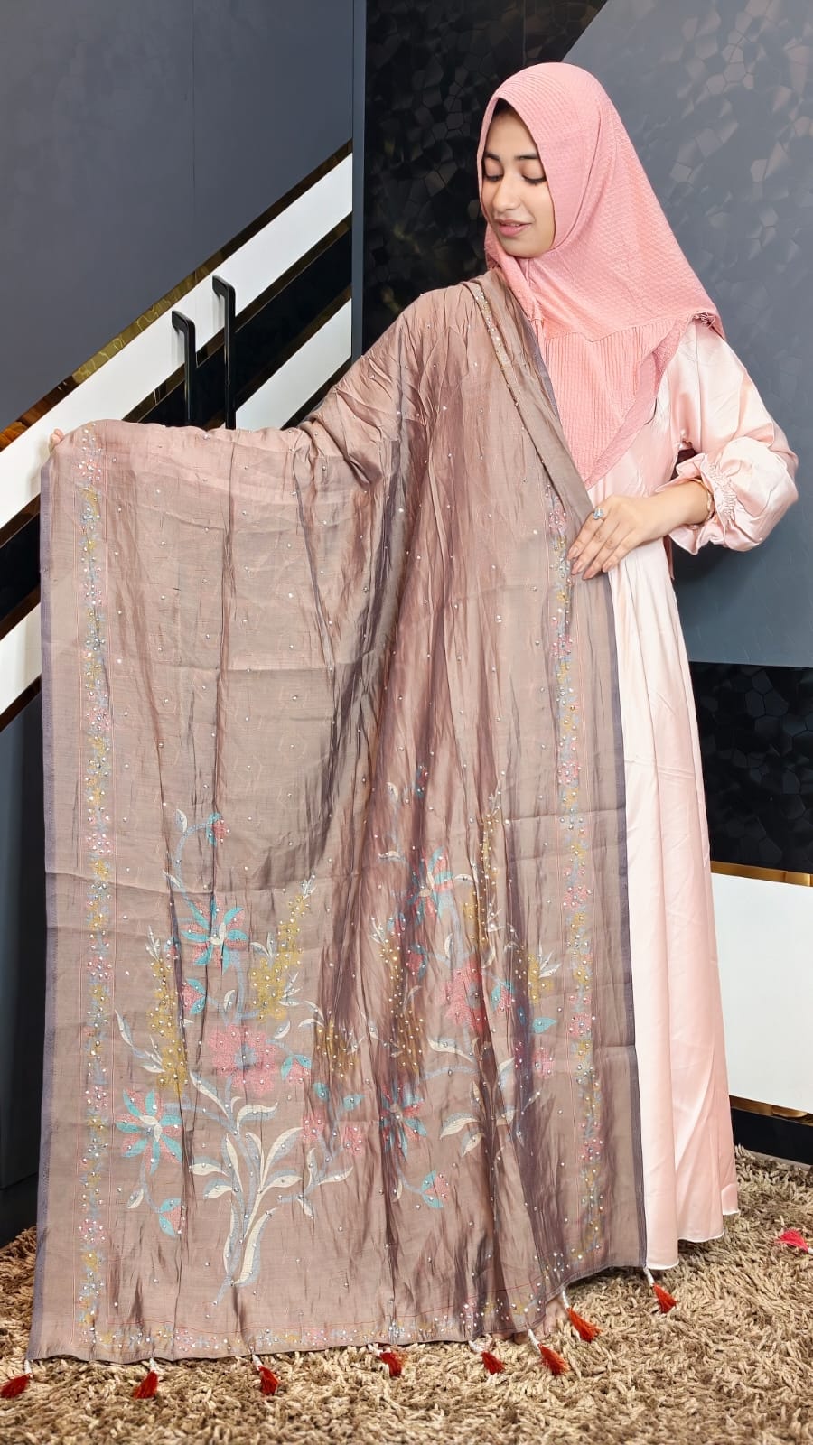 DIGITAL FOIL LATKAN DUPATTA